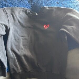 Black Heart Logo Men's Sweater